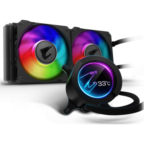 Система водяного охлаждения Gigabyte AORUS Liquid Cooler 240 S1150/1155/S1156, SS1366, S2011-3/2066, AM4, sTR4/TRX4 ( GP-ALQCO240 )