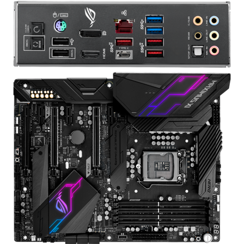 Материнская плата ASUS Z390 LGA1151v2 DDR4 ( ROG Maximus XI Hero ) ATX, Ret
