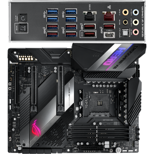 Материнская плата ASUS X570 AM4 DDR4 ( ROG Crosshair VIII Hero ) ATX, Ret
