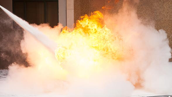Автоматическое включение пожаротушения