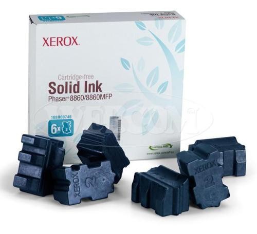 Xerox 108R00817 оригинальные твердые чернила ресурс печати - 14 000 страниц, голубой