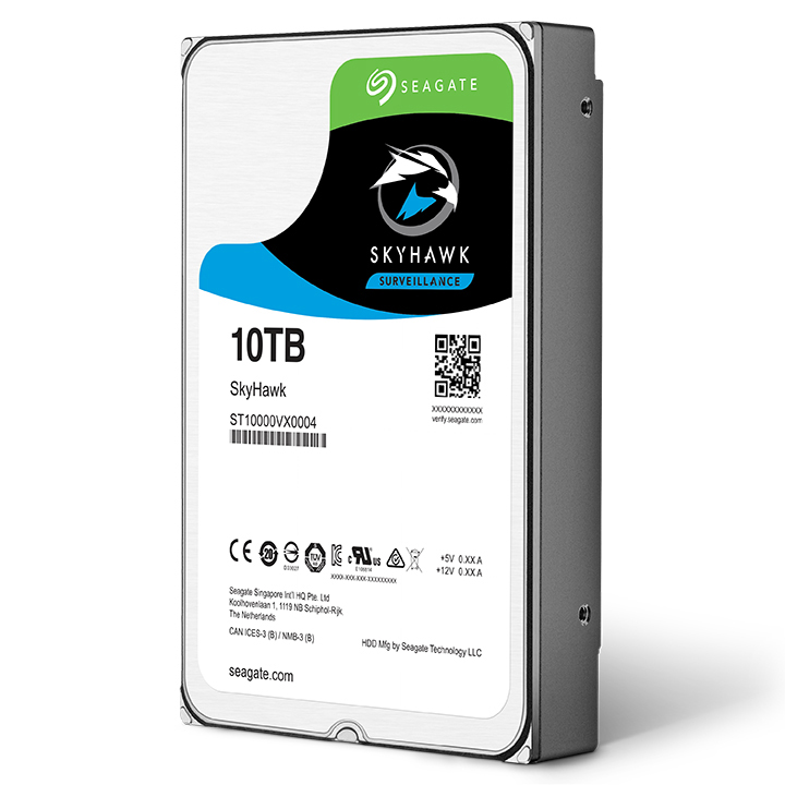 10 ТБ жесткий диск Seagate ST10000VX0004 серии SkyHawk для систем видеонаблюдения