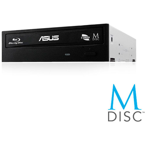 Оптический привод Blu-Ray ReWriter SATA черный ASUS , ( BW-16D1HT )