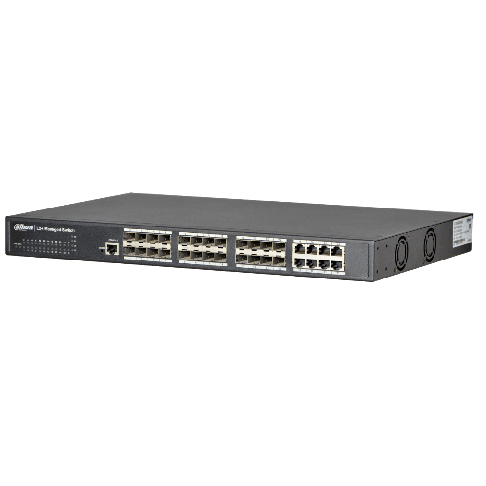 Управляемый 24-портовый L2+ сетевой коммутатор Dahua DH-PFS5924-24X
