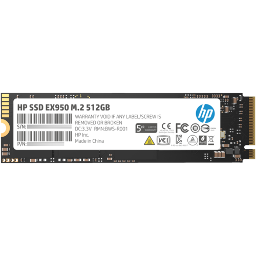 Накопитель SSD M.2 PCIe NVMe 3.0 x4 512Гб HP EX950 ( 5MS22AA#ABB )