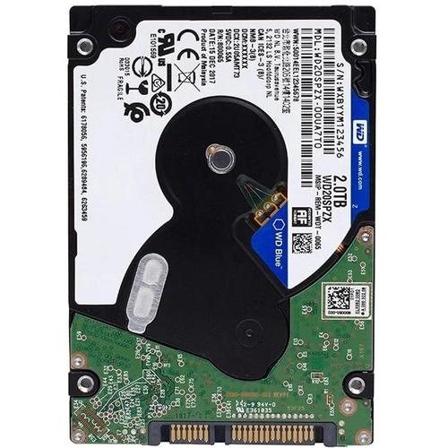 Жесткий диск 2.5" SATA3 2.0 Тб 5400rpm 128mb WD Scorpio Blue ( WD20SPZX ) OEM