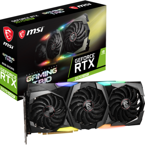 Видеокарта PCI-E MSI nVidia GeForce RTX 2080 Super Gaming Trio 8192Mb GDDR6 ( RTX 2080 Super Gaming Trio ) Ret