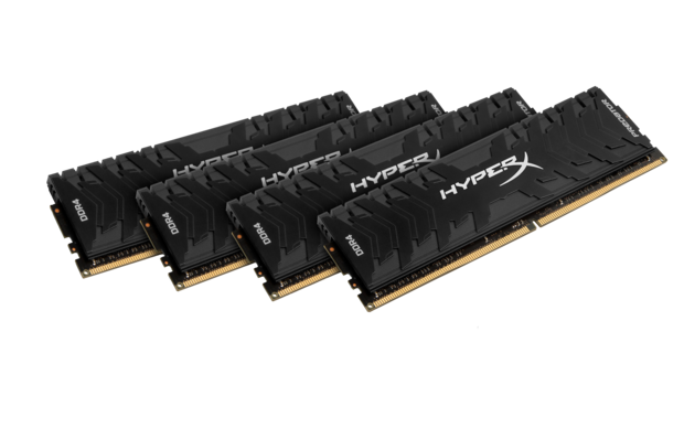 Модуль памяти DDR4 64Gb (4х16Gb) PC-21300 2666MHz Kingston HyperX Predator ( HX426C13PB3K4/64 )
