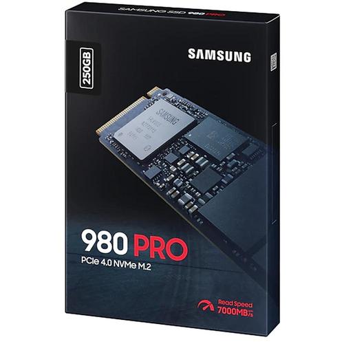 Накопитель SSD M.2 2280 PCI-E 4.0 x4 250Гб Samsung 980 Pro ( MZ-V8P250BW )