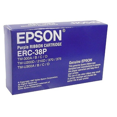 Epson C43S015375 оригинальный матричный картридж ресурс печати - 4 000 000 знаков, фиолетовый