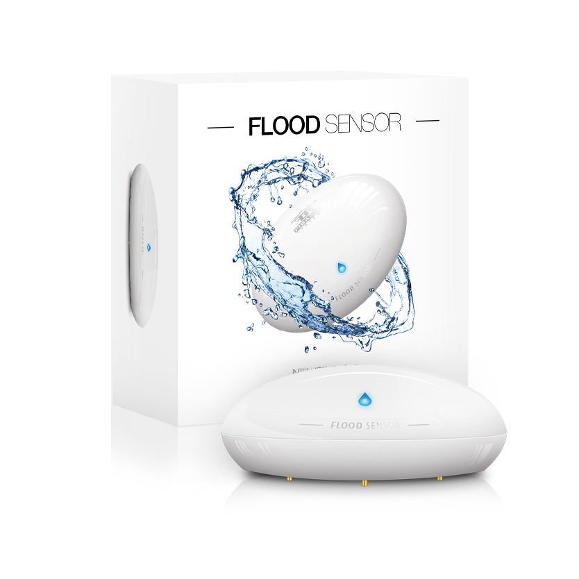 Датчик протечки и температуры FIBARO Flood Sensor