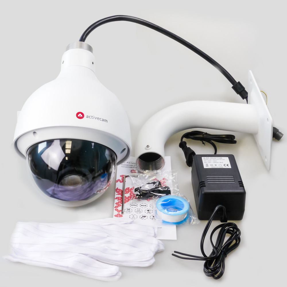 Уличная компактная FullHD SpeedDome-камера ActiveCam AC-D6124 с питанием по Ethernet и x25 зумом