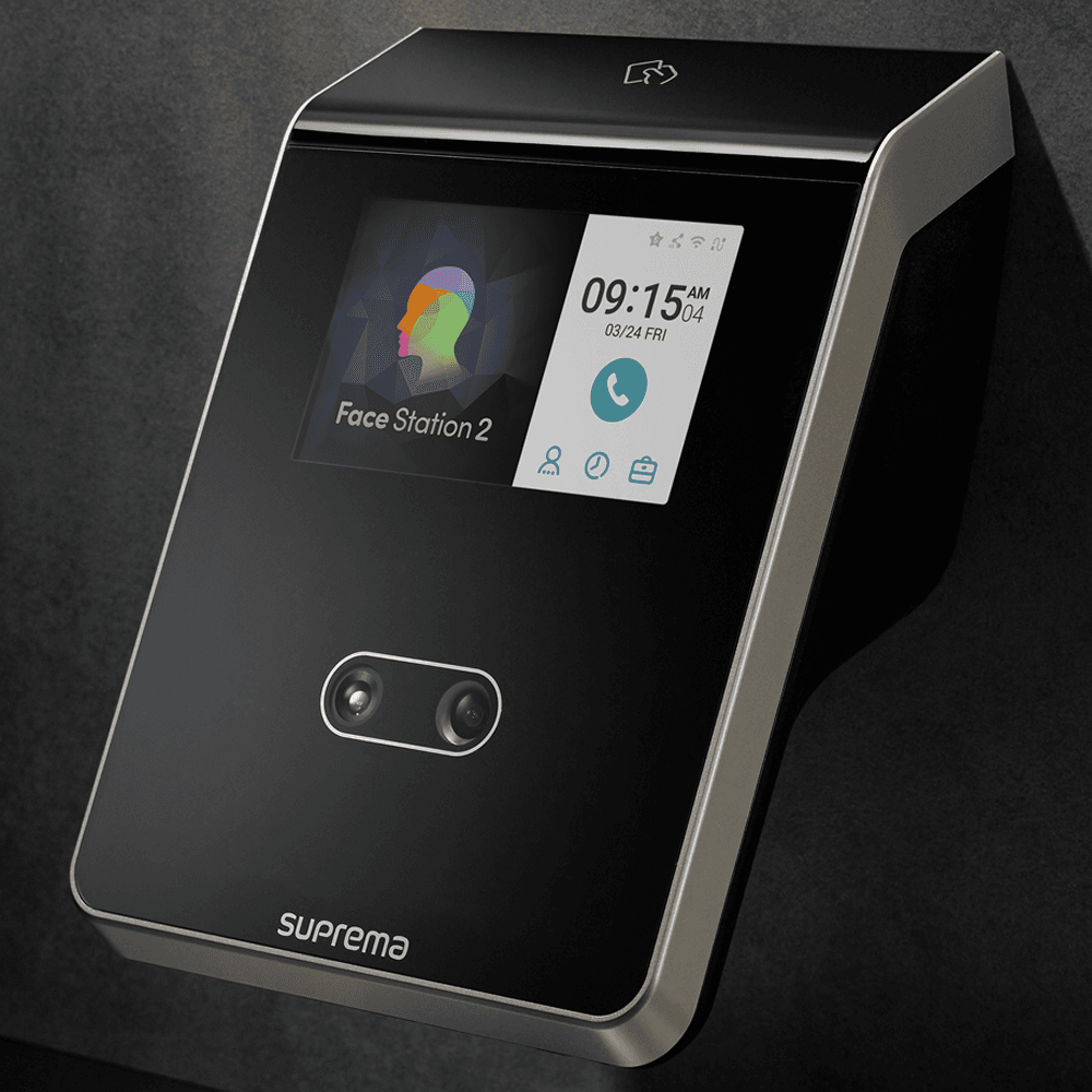 Անկախ վերահսկիչ Wisenet FaceStation2 հետ биометрическим եւ RFID считывателями