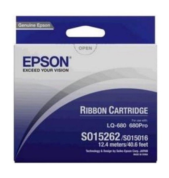 Epson C13S015262BA оригинальный матричный картридж ресурс печати - 2 000 000 знаков, черный