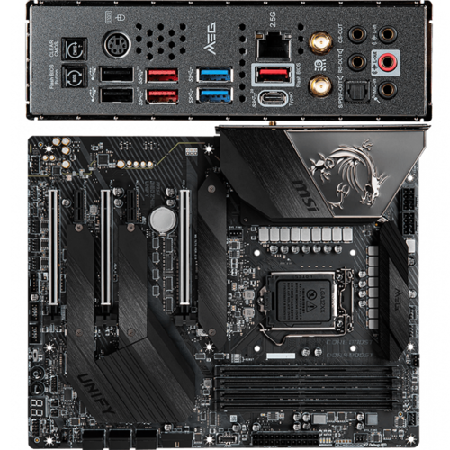Материнская плата MSI Z490 LGA1200 DDR4 ( MEG Z490 Unify ) ATX, Ret
