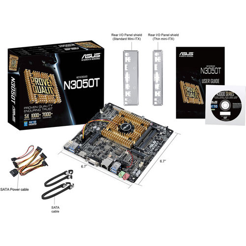 Motherboard ASUS Intel Celeron N3050 DDR3 DIMM ( N3050T ) mini-ITX Ret