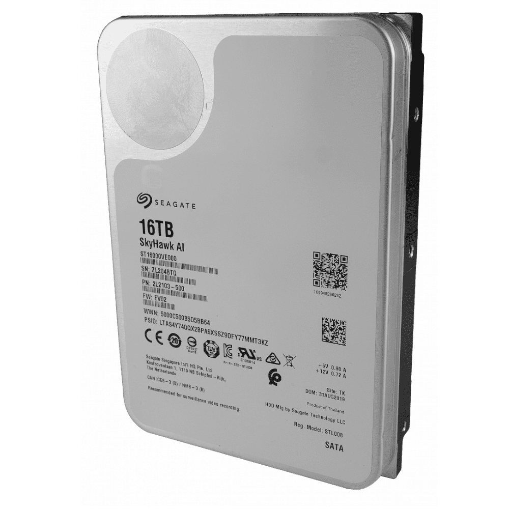 3.5" HDD 16 Тбайт Seagate SkyHawk AI ST16000VE000