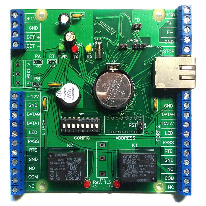 Сетевой контроллер Sigur E300H, управление гостиничным номером, до 50 ключей, 500 временных зон и 40000 событий