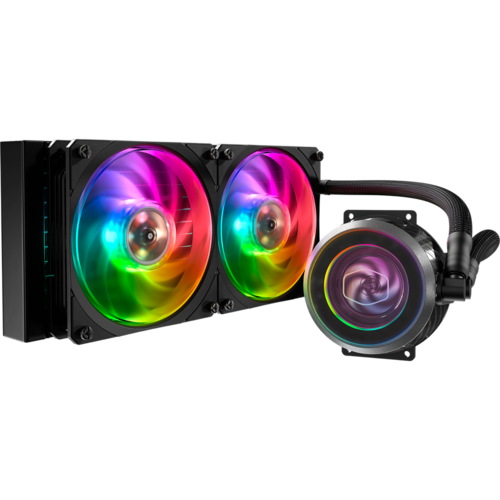 Водяная система охлаждения Cooler Master MasterLiquid ML240R Mirage S1150/1155/S1156, S1356/S1366, S2011, AM2, AM2+, AM3/AM3+/AM4/FM1, FM2/FM2+ ( MLY-D24M-A20PA-R1 )