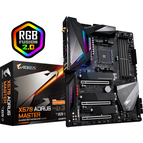 Материнская плата Gigabyte AMD X570 AM4 DDR4 ( X570 AORUS MasterI ) ATX, Ret