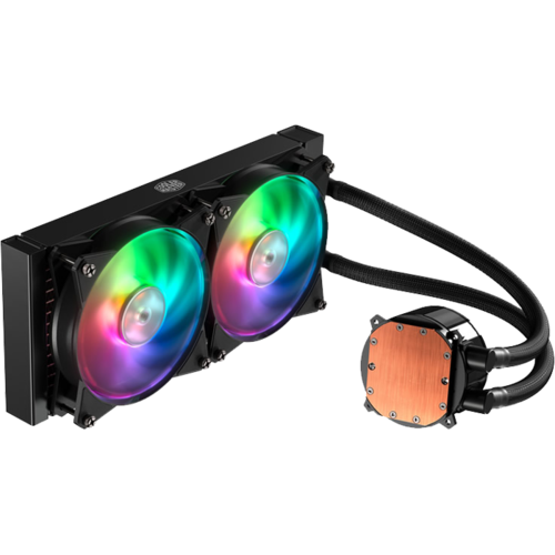 Водяная система охлаждения Cooler Master MasterLiquid ML240R RGB S775, S1150/1155/S1156, S1356/S1366, S2011, AM2, AM2+, AM3/AM3+/AM4/FM1, FM2/FM2+ ( MLX-D24M-A20PC-R1 )