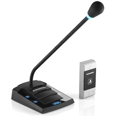 Дуплексное переговорное устройство «клиент-кассир» STELBERRY S-425 с отметкой конфликтов в записи