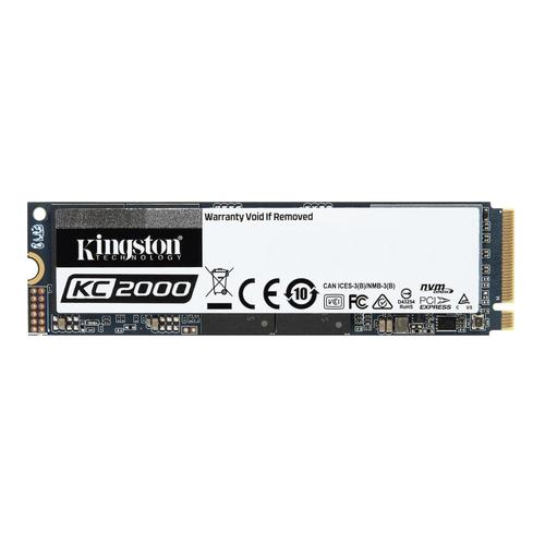Накопитель SSD M.2 2280 PCIe NVMe 3.0 x4 500Гб Kingston KC2000 ( SKC2000M8/500G )