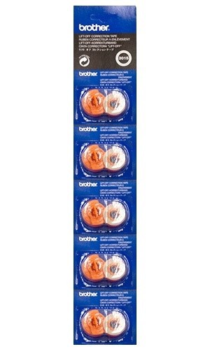 Brother 3015 оригинальная корректирующая лента ресурс печати - 5 * 1500 знаков, белый