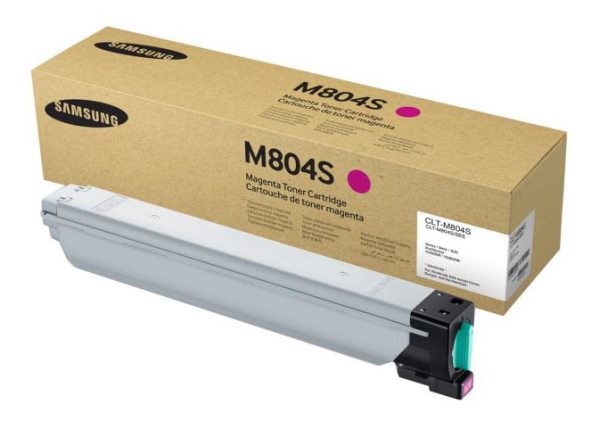 Samsung CLT-M804S оригинальный лазерный картридж ресурс печати - 15 000 страниц, пурпурный