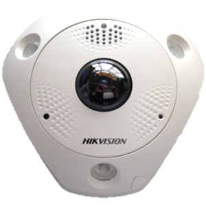 6Мп IP-камера Hikvision DS-2CD6362F-IVS с объективом «рыбий глаз» и ИК-подсветкой