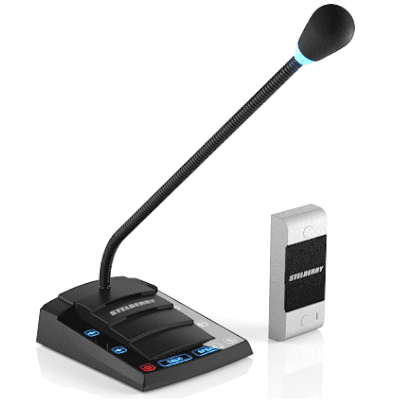 Duplex intercom "client-cashier" STELBERRY S-510 with loud announcement
