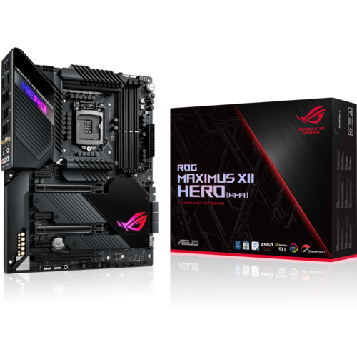 Материнская плата ASUS Z490 LGA1200 DDR4 ( ROG Maximus XII Hero (Wi-Fi) ) ATX, Ret