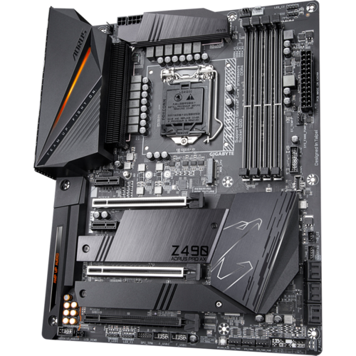 Материнская плата Gigabyte Z490 LGA1200 DDR4 ( Z490 AORUS Pro AX ) ATX, Ret